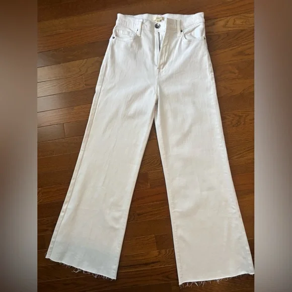 Splendid High Waist Wide Leg Crop Jean size 26 raw hem NWT - Picture 7 of 14